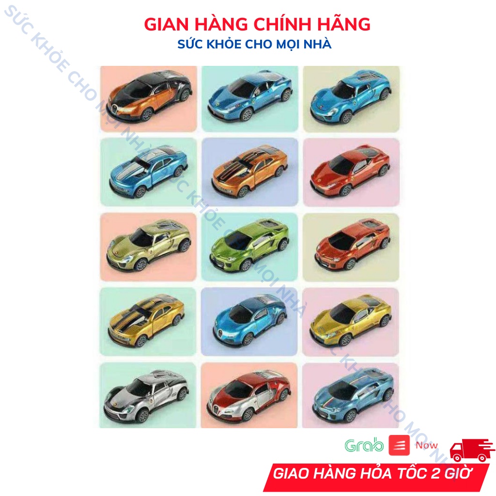 Đồ Chơi ÔTô Siêu Xe Chạy Đà Kim Loại Bé Xíu Xinh Xinh Cho Bé