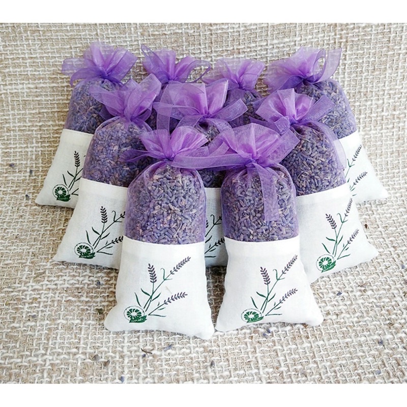 Túi Thơm Nụ Hoa Lavender Khô Hương Dịu Nhẹ