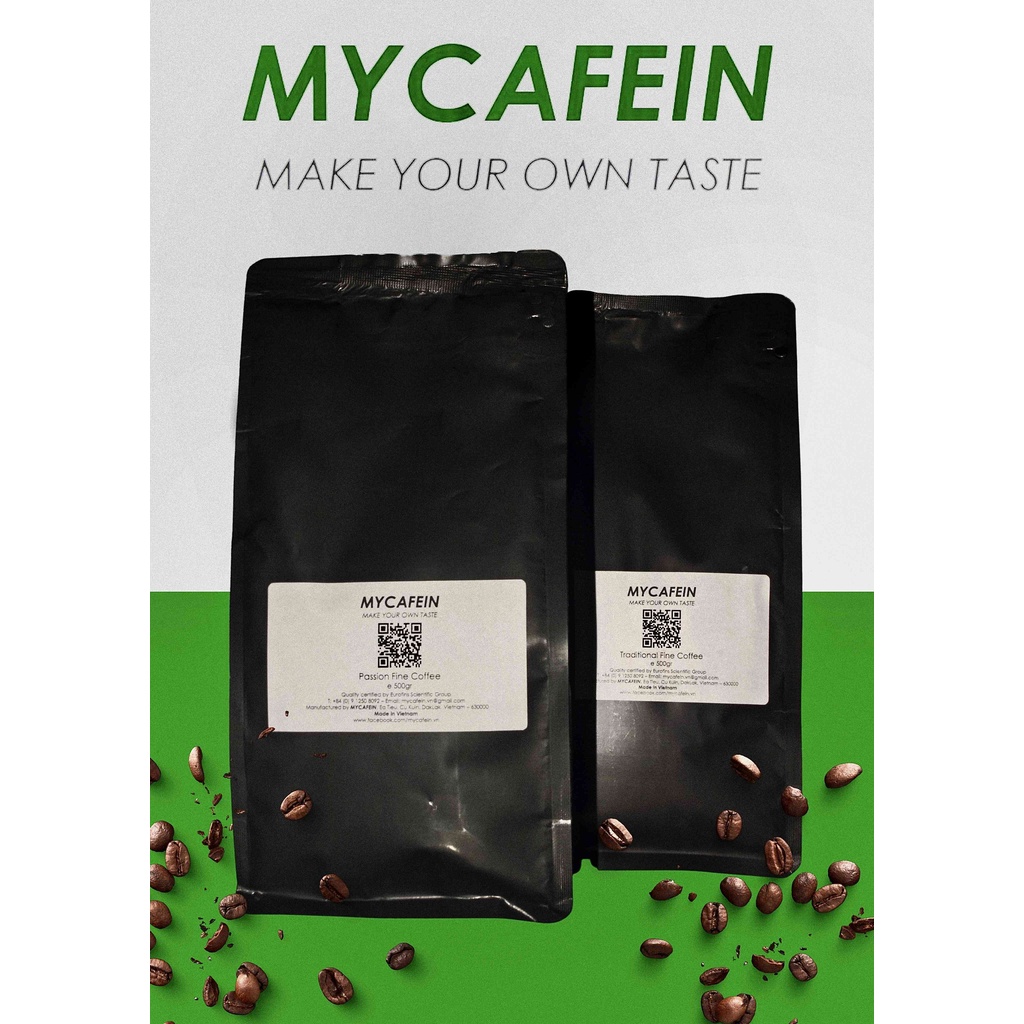 Cà phê bột MYCAFEIN Truyền thống 500gr