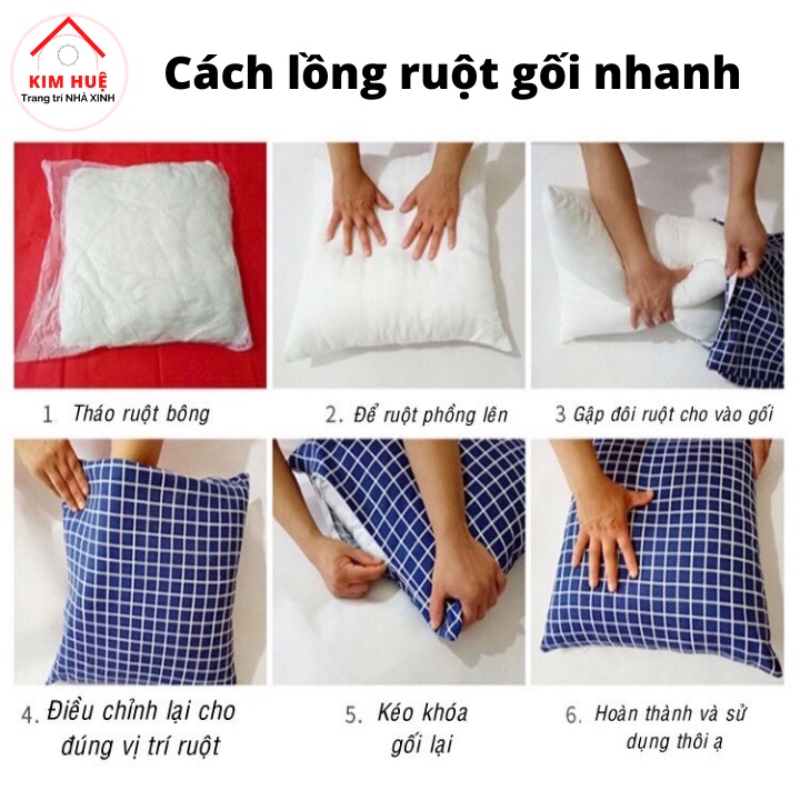 Gối tựa lưng -  sofa vuông phong cách kẻ hiện đại size 45x45cm (có lẻ vỏ gối)