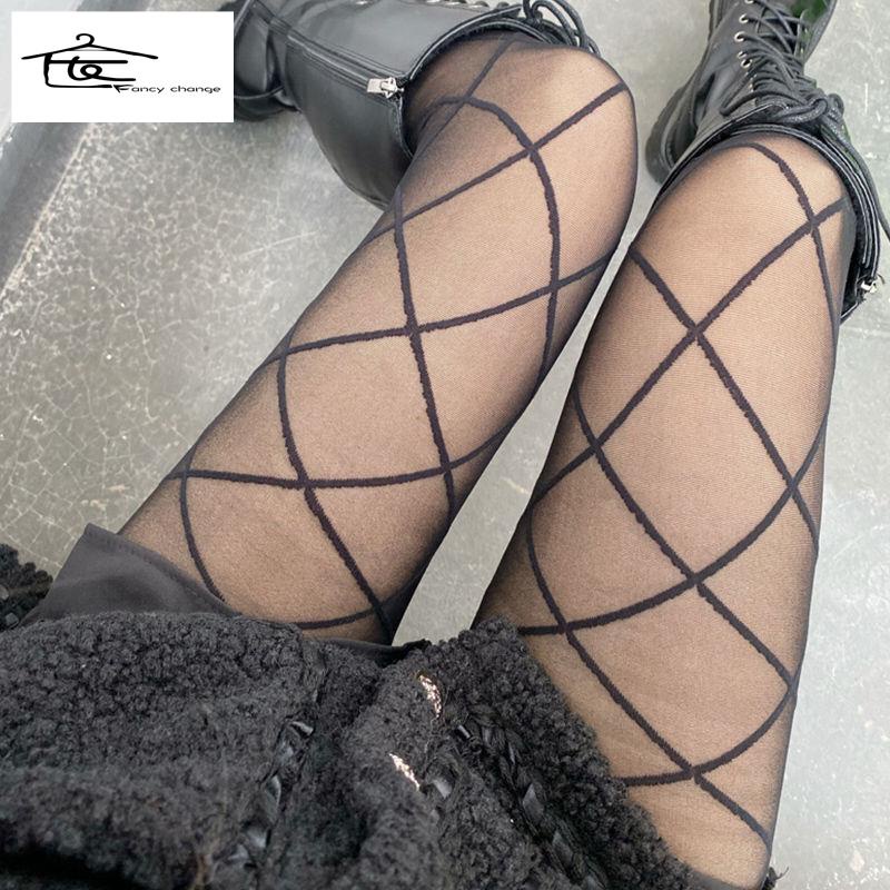 Vớ Lưới Màu Đen Bằng Lụa Phối Ren Thời Trang Quyến Rũ Cho Nữ