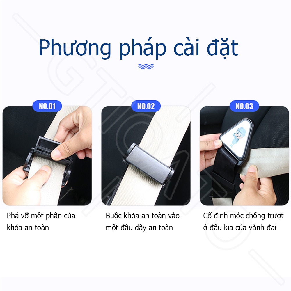 GTIOATO DâY Đai An ToàN Ô Tô DâY Đai An ToàN Cho Bé BọC DâY An ToàN Xe HơI Bộ Điều Chỉnh Dây Đai An Toàn Xe Ô Tô Phụ KiệN Ô Tô