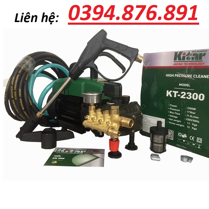 Máy Rửa Xe 2300W Kitar KT-2300