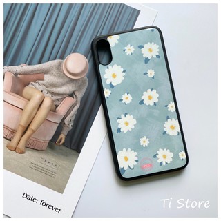 Ốp Lưng Hoa Cúc Nền Xanh iP [ TI STORE ]