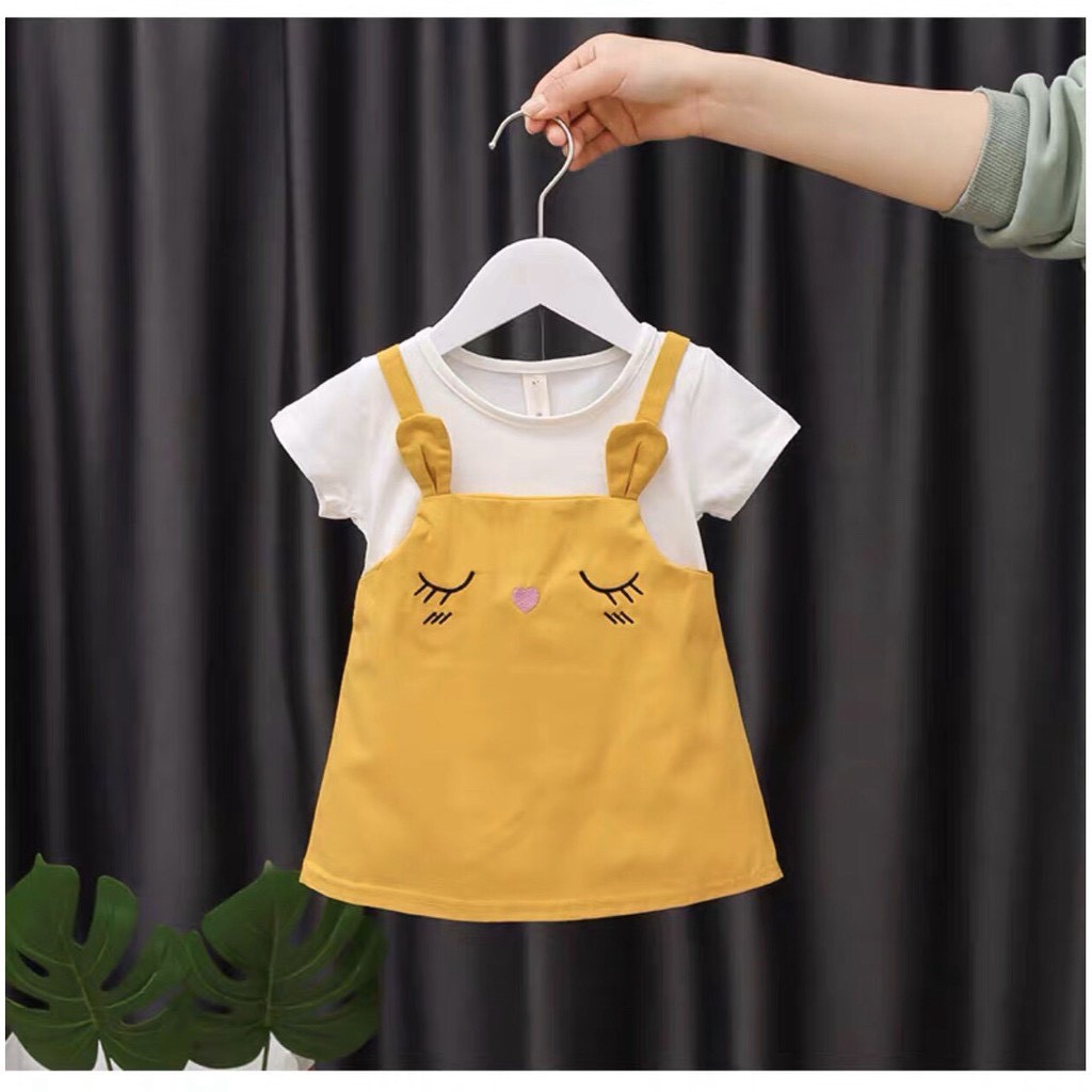 [MẪU MỚI] VÁY YẾM SWEET BABY ĐÁNG YÊU CHO BÉ 8-14KG. KISS PLAZA