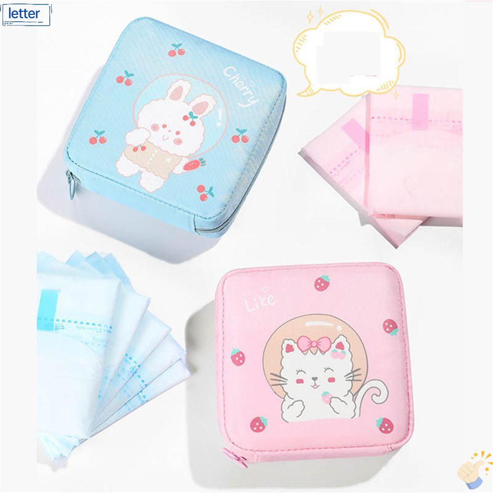 Túi Đựng Băng Vệ Sinh Chống Nước Chống Ẩm Họa Tiết Hoạt Hình Dễ Thương