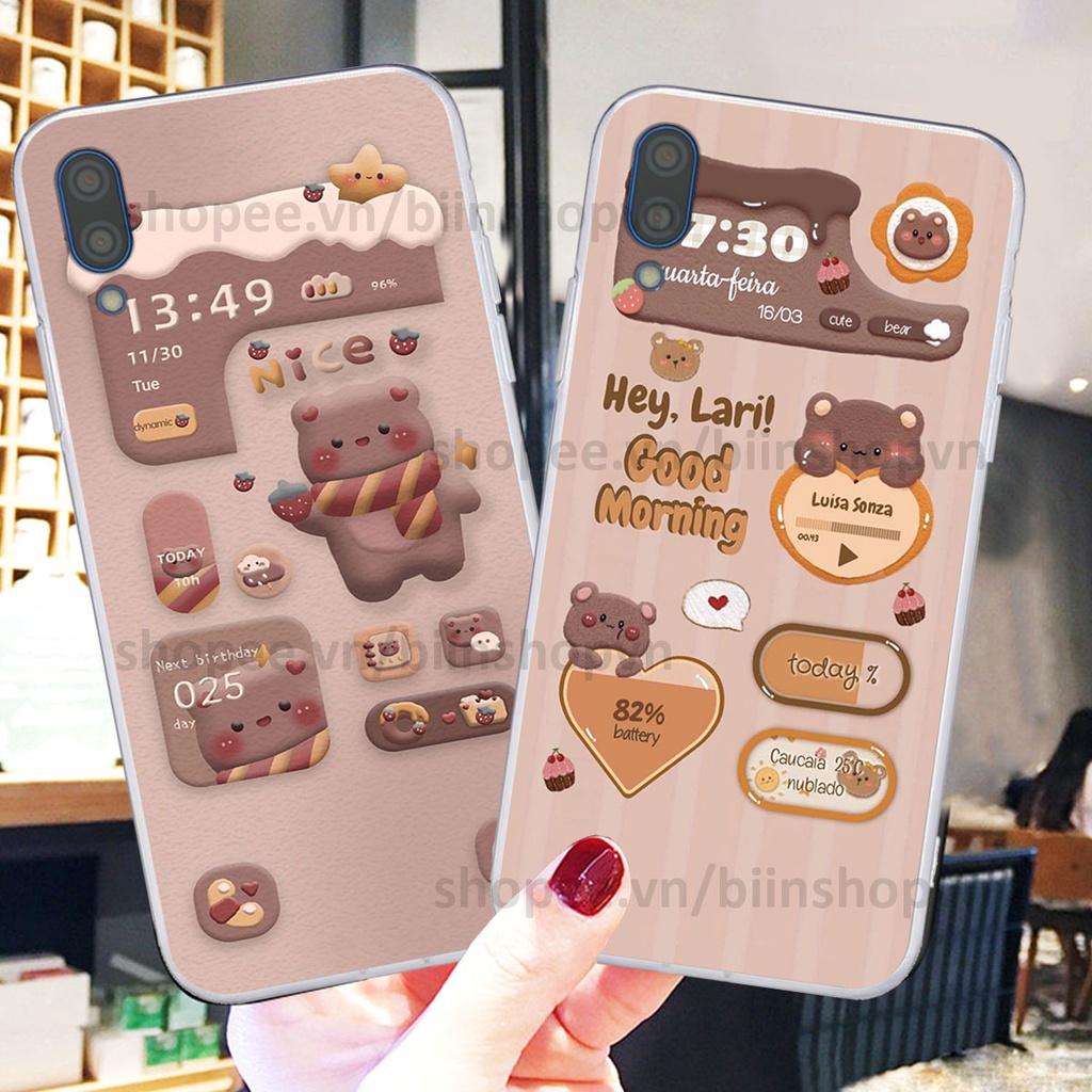 Ốp Vsmart Star in 3D icon gấu nổi siêu xinh, siêu đáng yêu, cá tính phong cách