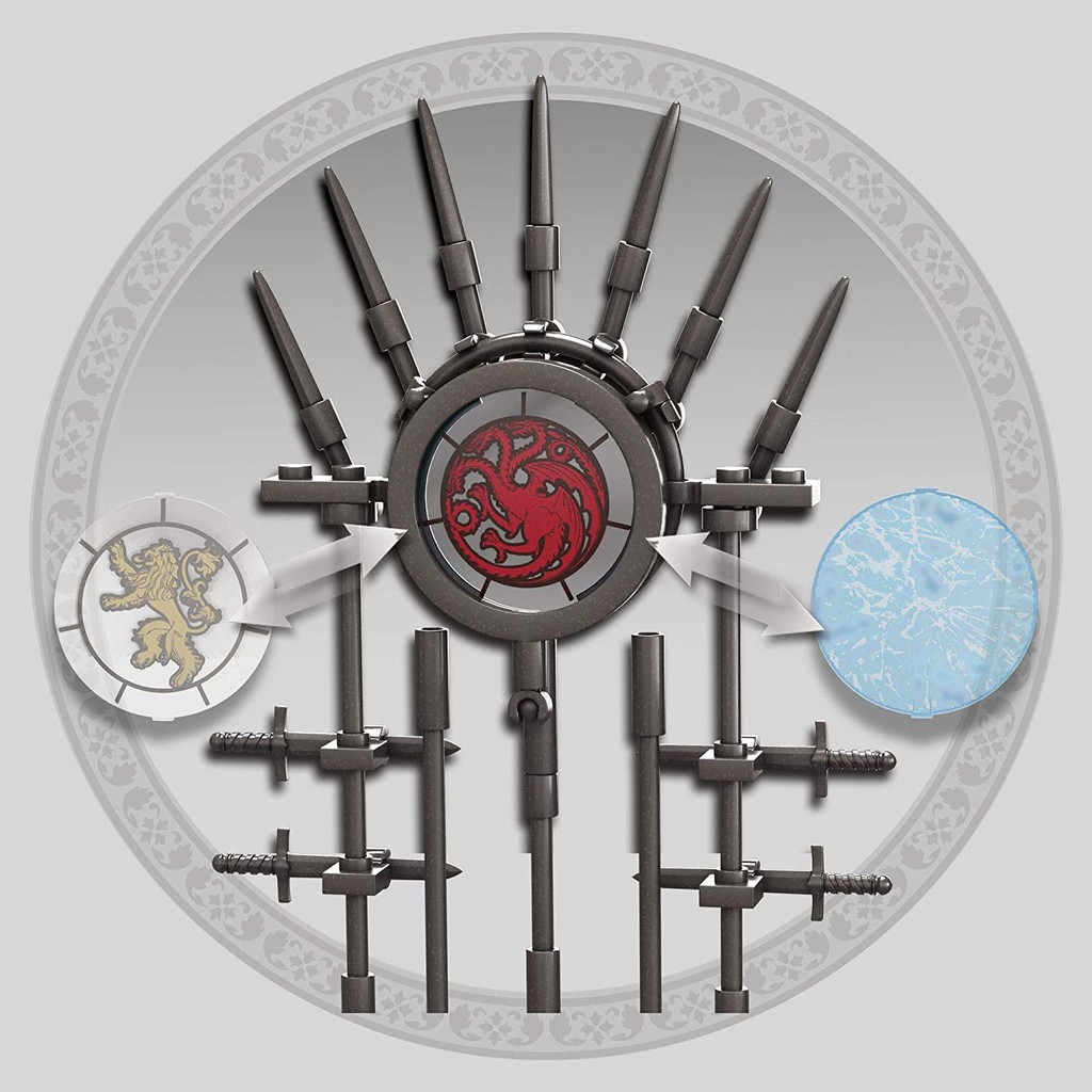 ✎Mega Construx Game of Thrones The Iron Throne - Ngai sắt