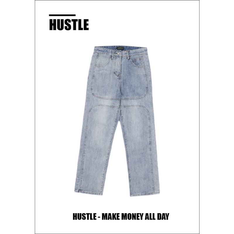 Quần Jeans ống rộng basic thời trang cực ngầu. Quần Jeans Streetwear hottrend