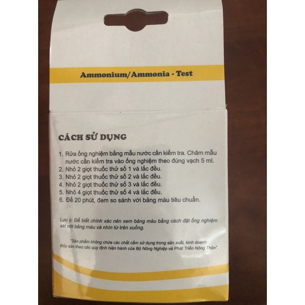 Test NH3 CP mẫu mới nhất, đo NH3 CP