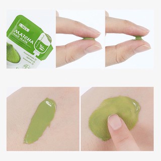 Mặt nạ bùn Laikou trà Long Tỉnh kiềm dầu sạch da cấp nước Matcha Mud Mask