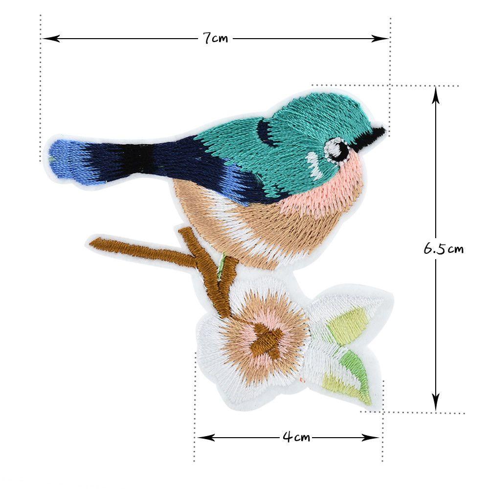Sticker Ủi Thêu Hình Chim 3D