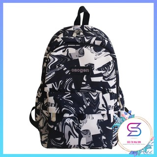 Balo Nam Họa Tiết Loang CAOGEN Thời Trang 💎FREESHIP💎 Balo Thời Trang Đi Học, Đi Chơi Cực Hot Có Ngăn Đựng Laptop