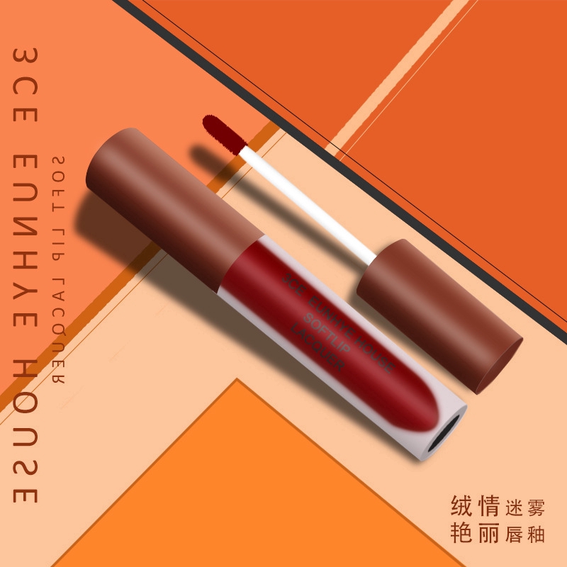 3CE Eunhye House Matte Velvet Glaze Lips All Time Not Fade Lip Gloss Không dính Make Up