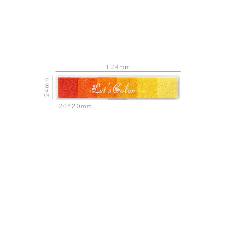 Hộp Mực 6 Màu Sắc Gradient A6333