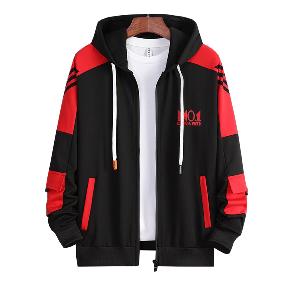 Bộ Đồ Nam Áo Khoác Nhẹ Có Mũ Trùm Đầu NO1 Kết Hợp Quần Jogger Bo Gấu Trẻ Trung SET NAM 90000180