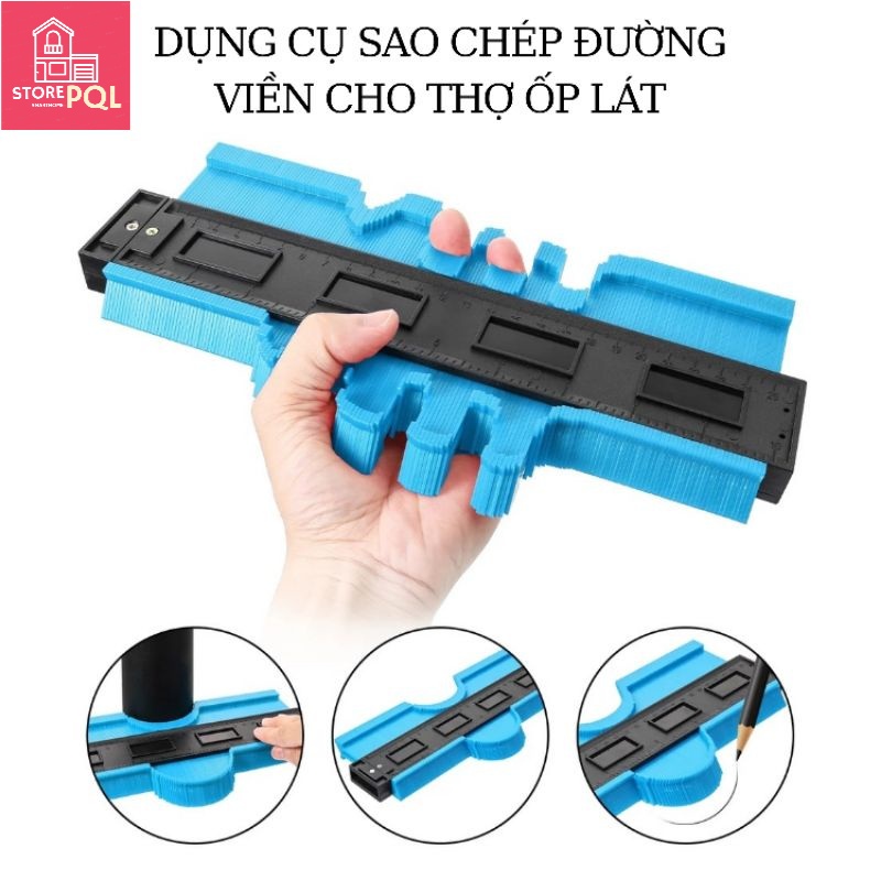 Thước sao chép đường viền, cạnh viền cho thợ ốp lát