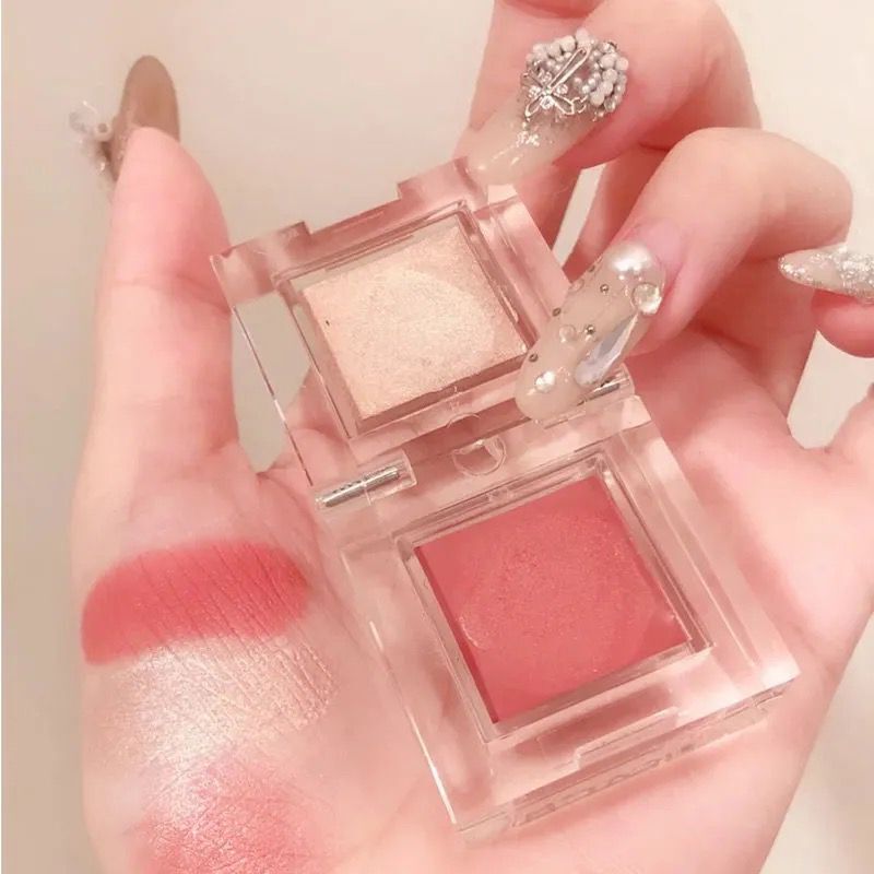 [Hàng mới về] Bảng Phấn Mắt Hai Màu Sắc Trang Điểm Tự Nhiên Dành Cho Nữ