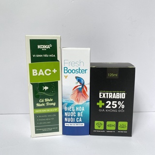 Combo vi sinh cho hồ trong nhà, xử lý nước mới
