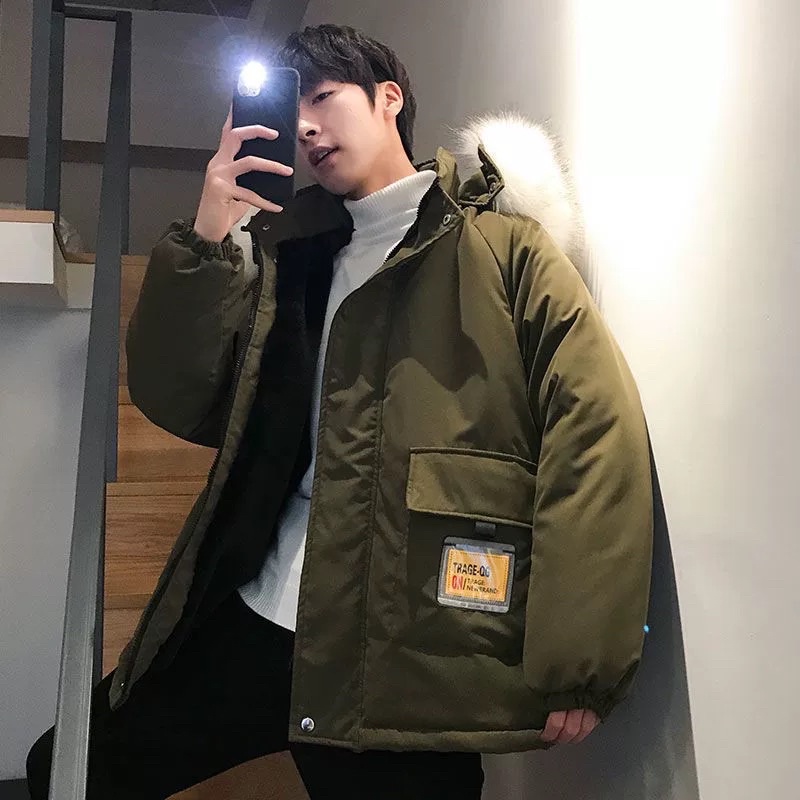 Áo khoác nam siêu ấm  thời  trang áo đôi sẵn đen 2xl