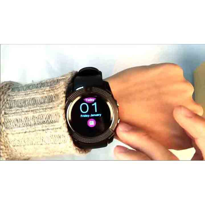 Đồng Hồ Thông Minh SMARTWATCH V8 - Cảm Ứng, Gắn Sim Và Thẻ Nhớ - Hỗ Trợ Tiếng Việ