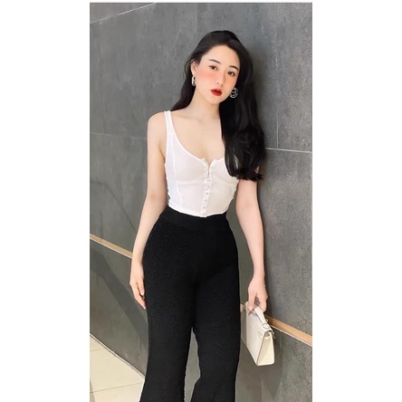 Áo thun tăm hai dây kiểu dáng sexy