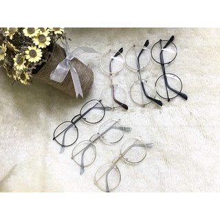 Kính Mắt Harry  Potter Ullzang 0 Độ Phong  Cách Hàn Quốc - Gọng Kim Loại - MÃ 103