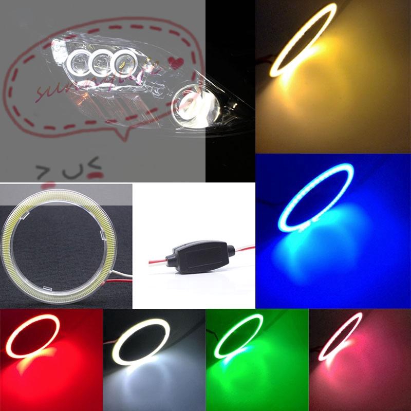 Đèn LED dạng vòng mắt thiên thần 12V 70mm 80mm 90mm 100mm 110mm 120mm chuyên dụng cho xe hơi | BigBuy360 - bigbuy360.vn