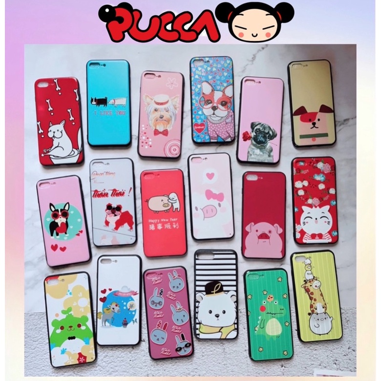 Ốp iphone 7Plus/8Plus Viền Nhựa Dẻo Hình Siêu Kute