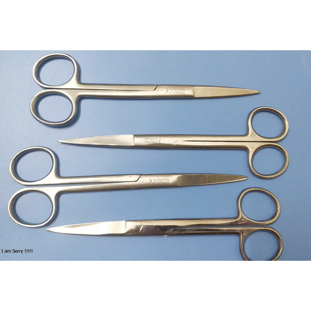 Kéo y tế thẳng nhọn Pakistan chính hãng các size