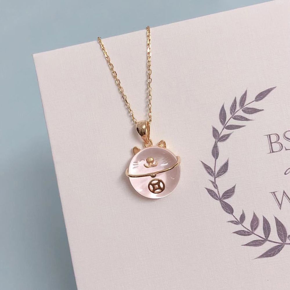 Vòng cổ choker mặt hình bàn chân mèo may mắn nhiều màu thời trang Hàn Quốc thanh lịch đơn giản đáng yêu cho nữ