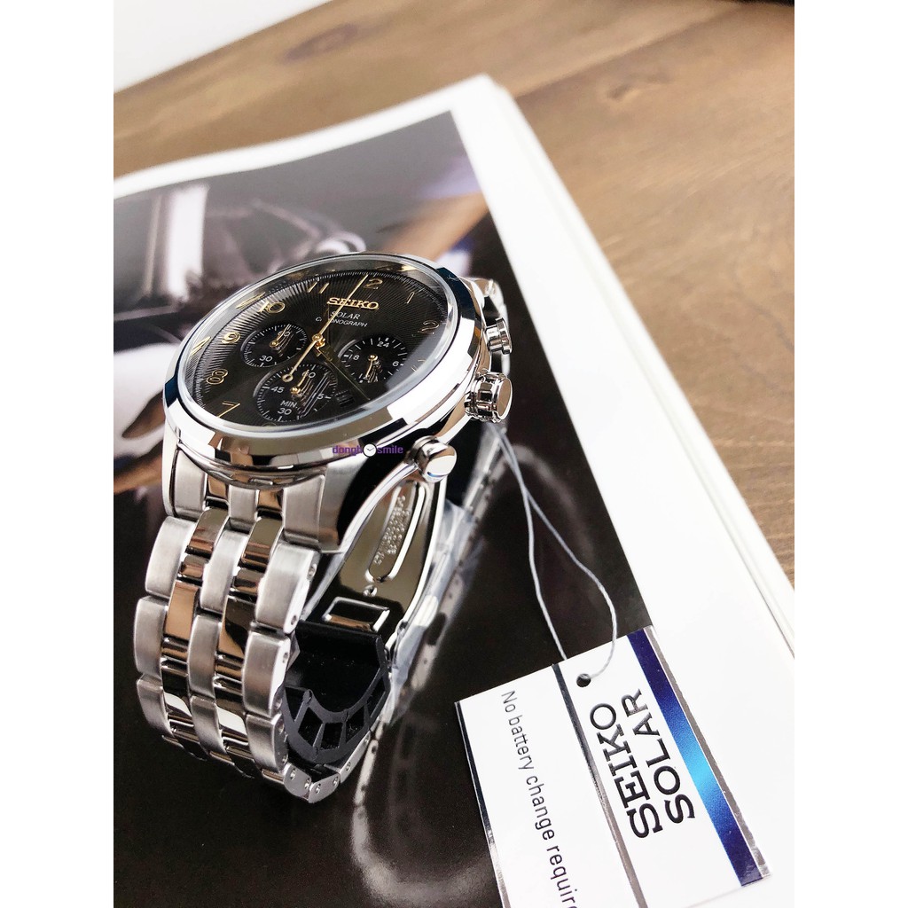 Đồng hồ nam Seiko solar chronograph 100m SSC563