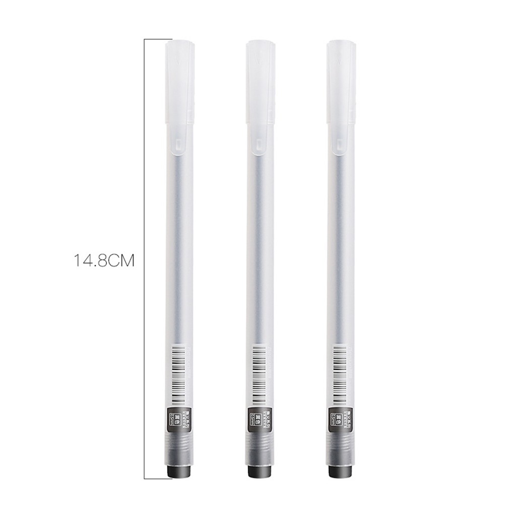 Bút viết mực gel SeamiArt phong cách MUJI Nhật Bản màu xanh dương/đỏ/đen cho học sinh ngòi 0.5mm