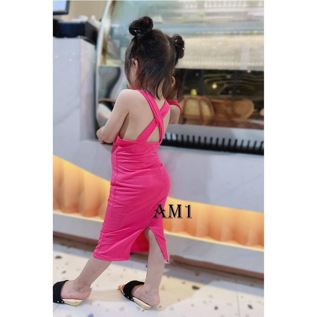 (8-30kg) Váy bé gái body sát nách thân dài TB88 TB349 - đầm bé gái TN11 TN350