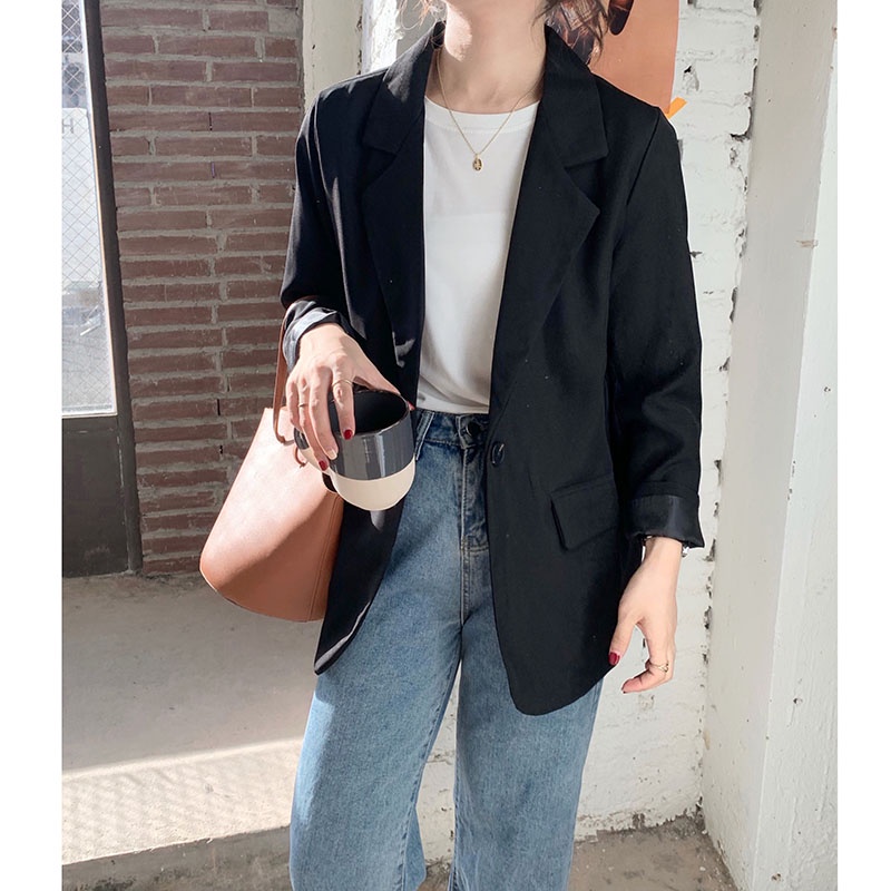 Áo Blazer- Áo Vest Trơn Hàng Quảng Châu M521-Violet