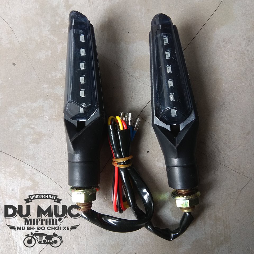 Xi nhan led 5 cạnh (1 đôi) - độ các dòng xe classic- cafe racer, tracker, street cub