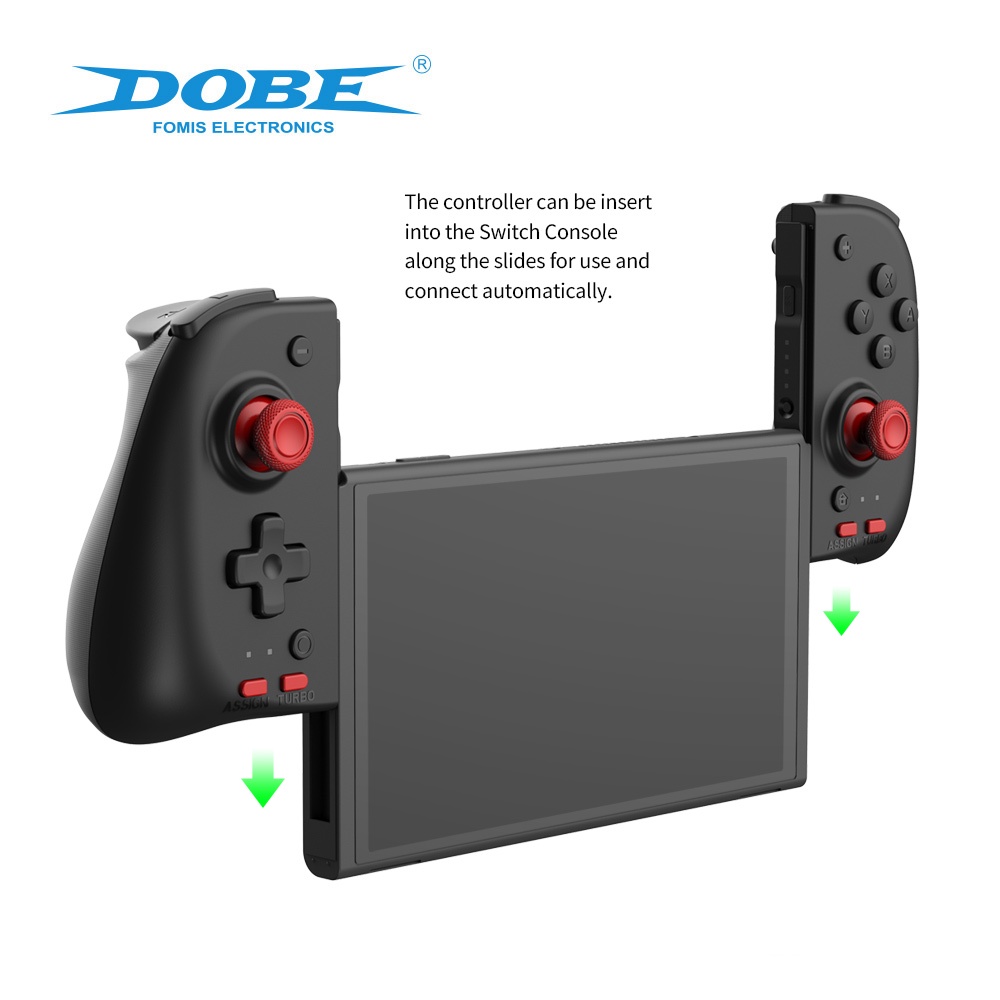 Dobe Công Tắc OLED Joycon Lập Trình Joycon Cho Nintendo Switch/OLED Với Turbo, Motion, Switch