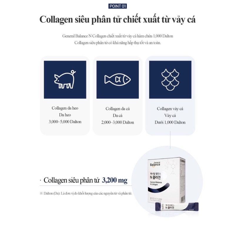 N Collagen (30gói x3.5g) GENERAL BALANCE N COLLAGEN