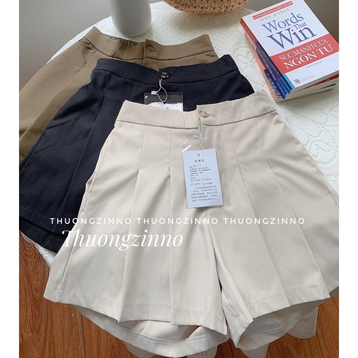[Hàng chất lượng]Quần short Hàn Quốc thiết kế xếp li giả váy Quần đùi nhiều màu phong cách ulzzang | BigBuy360 - bigbuy360.vn