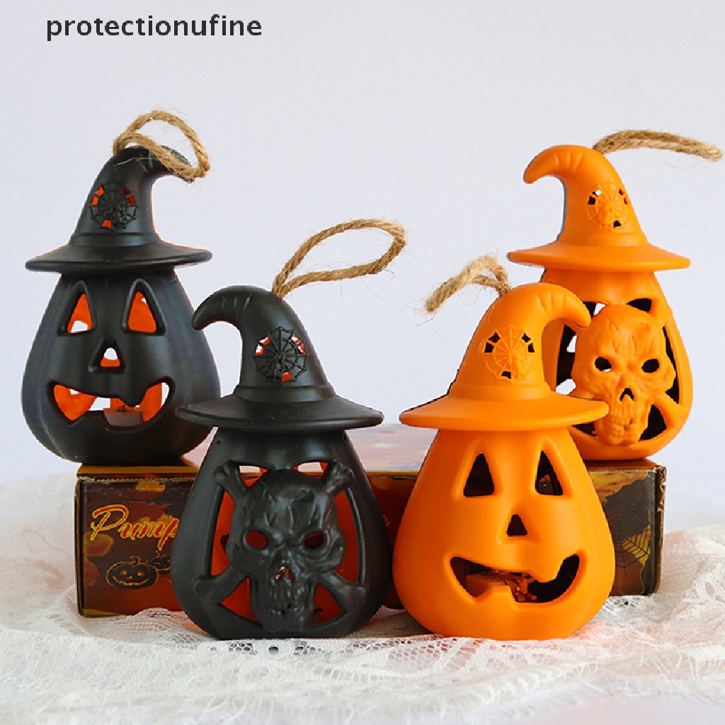 Đèn Led PR3VN Hình Bí Ngô Mini Dễ Thương Trang Trí Tiệc Halloween