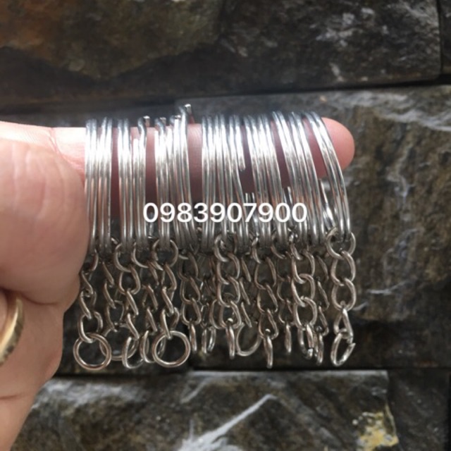 Khoen móc khoá dẹp loại tốt size 3cm