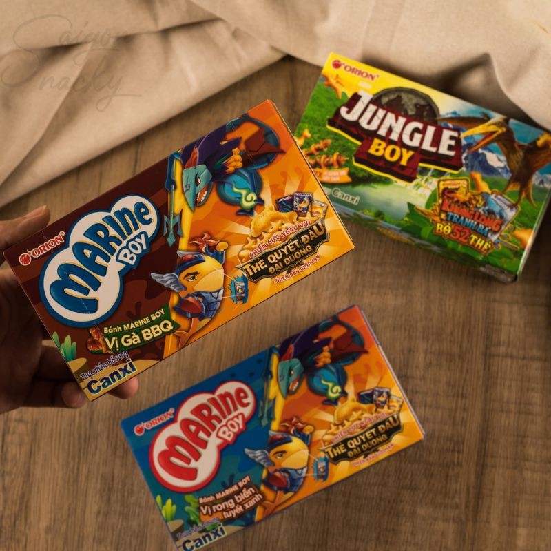 Combo 5 hộp bánh cá Orion, 32g/gói