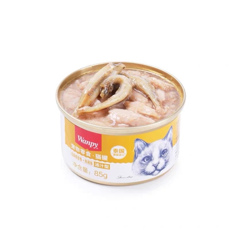 Pate Wanpy cao cấp cho mèo, 6 ngày 6 vị (85gr)