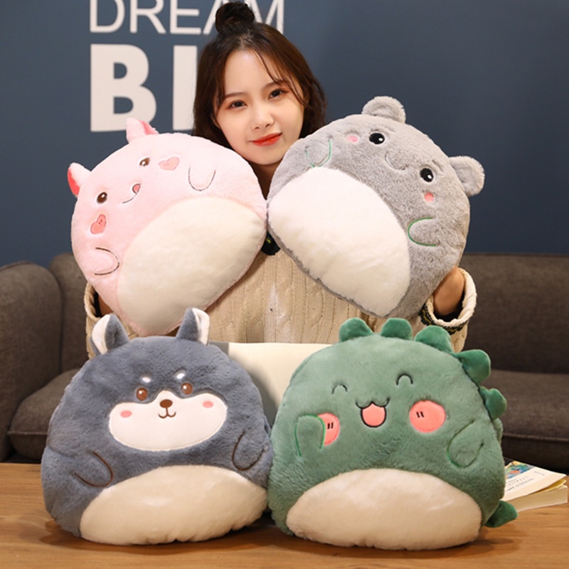 Hoạt Hình Gối Giữ Ấm Tay Hình Động Vật Dễ Thương