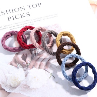 Bộ 10 thun cột tóc dày mềm cột êm tóc