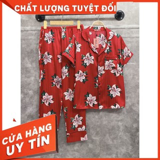 Đồ bộ lụa gấm tay ngắn quần dài-nhiều mẫu hot