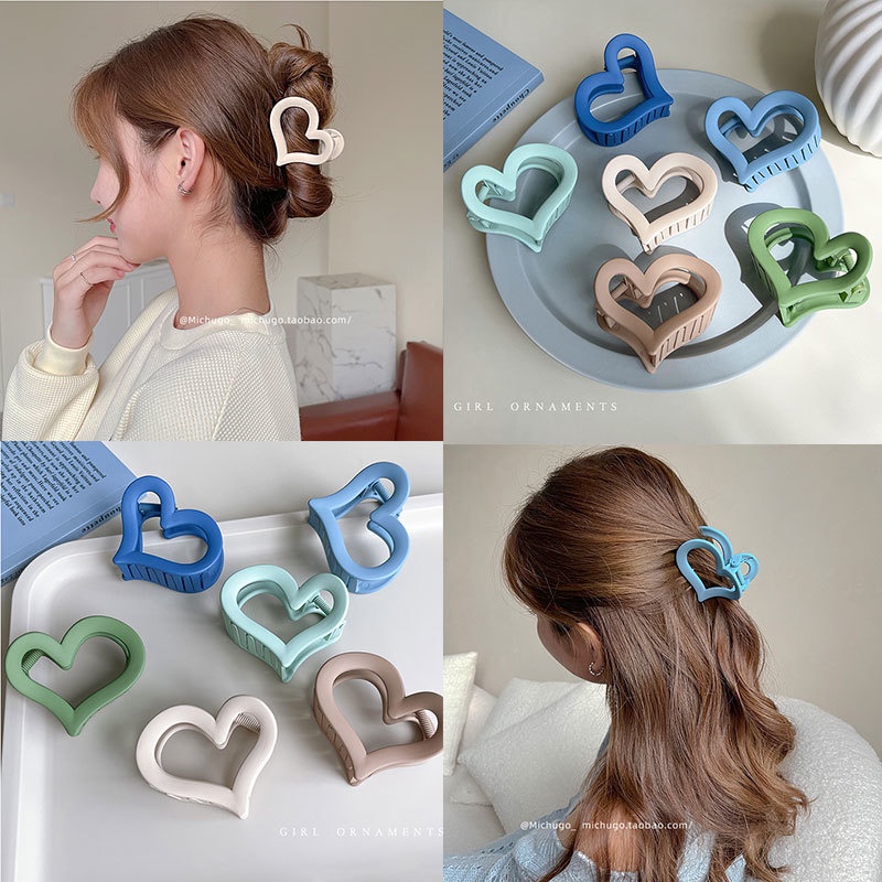 Kẹp tóc hình trái tim thời trang Hàn Quốc cho nữ