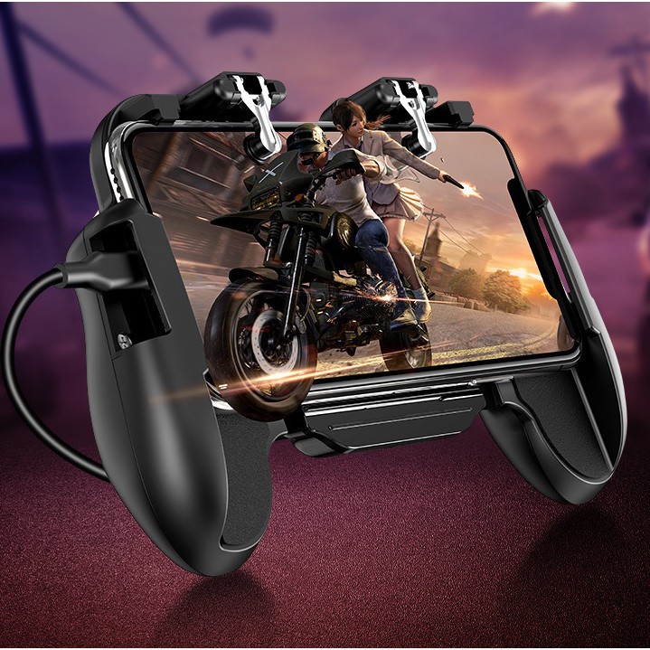 Tay Cầm Game H5II QUẠT TẢN NHIỆT Chơi Pubg, Ros, Free Fire Controller, LIÊN QUÂN mã H5II KIM NHA SHOP