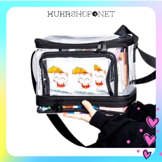 Túi đựng mỹ phẩm trong suốt  bằng PVC đồ trang điểm chống thấm nước kích thước du lịch tiện dụng