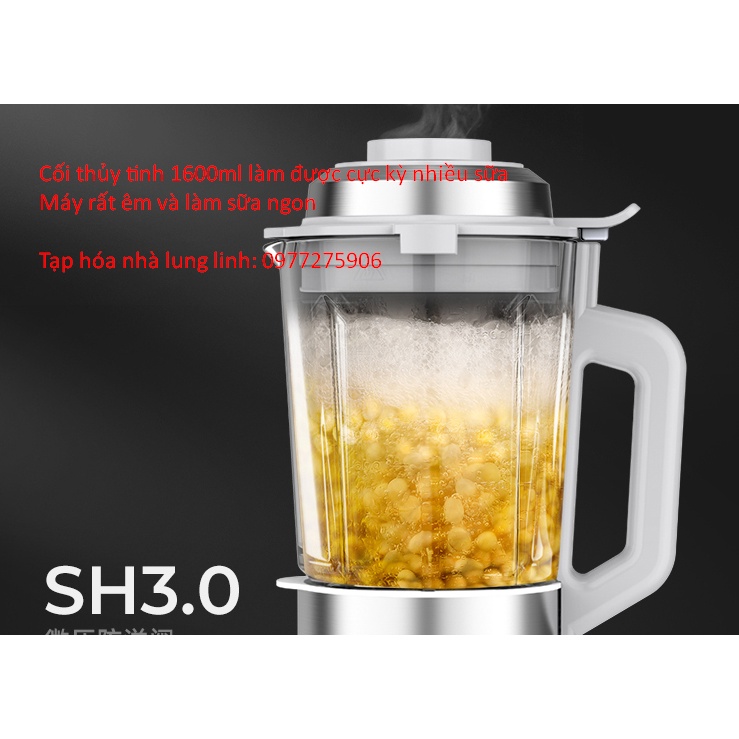 Máy làm sữa hạt AUX đế vuông chống dính